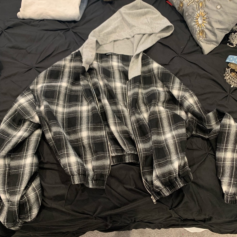 Plaid hoodie